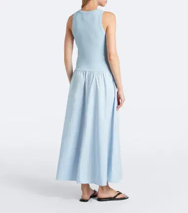 Velvet Romilly cotton-blend maxi dress | Thumbnail 6