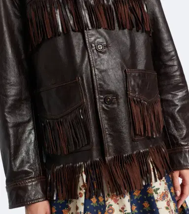 Polo Ralph Lauren Fringed leather jacket | Thumbnail 4 Polo Ralph Lauren Fringed leather jacket | Thumbnail 4