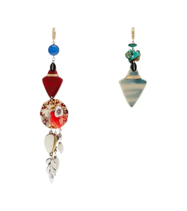 Isabel Marant Anna asymmetric drop earrings