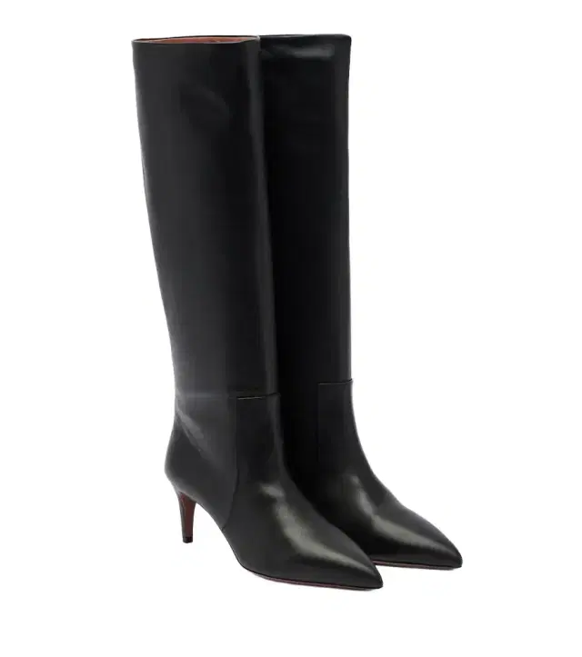 Paris Texas Stiletto leather knee-high boots
