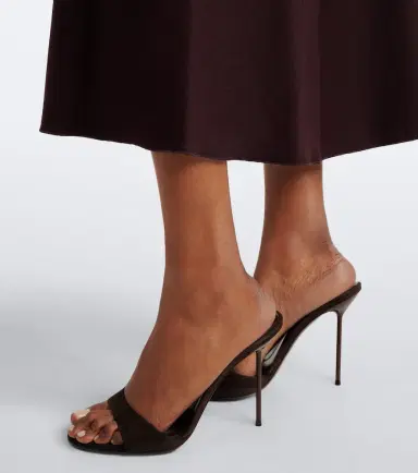 Paris Texas Lidia suede mules | Thumbnail 5 Paris Texas Lidia suede mules | Thumbnail 5
