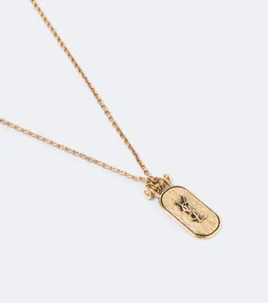 Saint Laurent Cassandre pendant necklace | Thumbnail 4