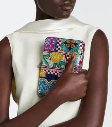 Judith Leiber Couture Slim Slide Ceramica embellished clutch | Thumbnail 6
