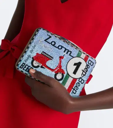 Judith Leiber Couture Lunch Box Beep Beep embellished clutch | Thumbnail 5