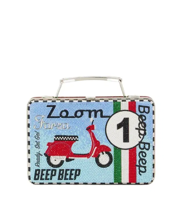 Judith Leiber Couture Lunch Box Beep Beep embellished clutch