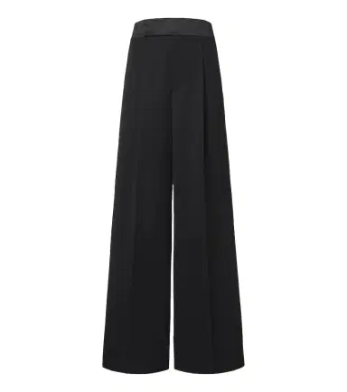 Saint Laurent Pleated wool wide-leg pants | Thumbnail 1