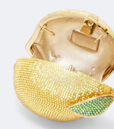 Judith Leiber Couture Citron Lemon embellished clutch | Thumbnail 2