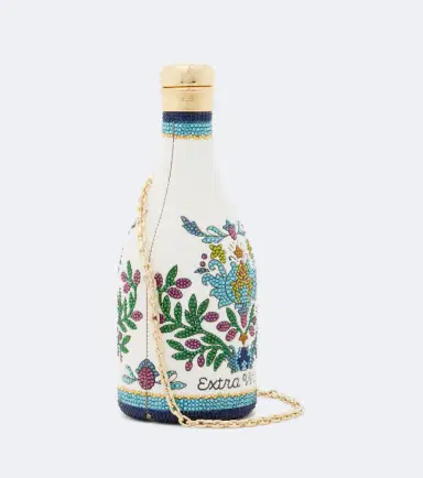 Judith Leiber Couture Bottle Olive Oil embellished clutch | Thumbnail 2