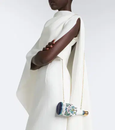 Judith Leiber Couture Bottle Olive Oil embellished clutch | Thumbnail 5