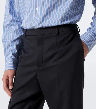 Saint Laurent Wool gabardine straight pants | Thumbnail 5 Saint Laurent Wool gabardine straight pants | Thumbnail 5