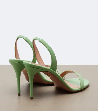Aquazzura So Nude leather slingback sandals | Thumbnail 4