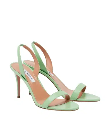 Aquazzura So Nude leather slingback sandals | Thumbnail 1