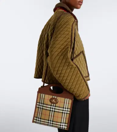 Burberry Check Medium top-handle bag | Thumbnail 5