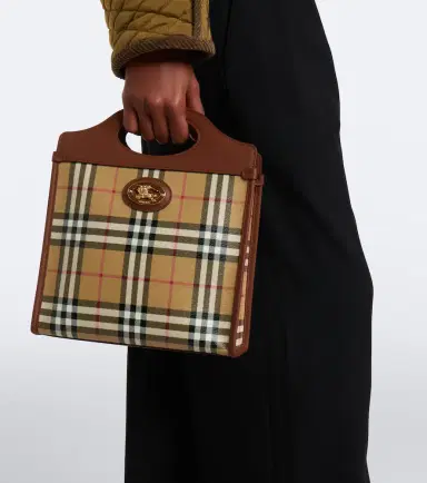 Burberry Check Medium top-handle bag | Thumbnail 6