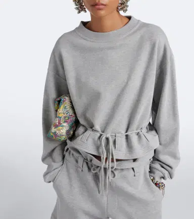 Dries Van Noten Cotton jersey sweatshirt | Thumbnail 2 Dries Van Noten Cotton jersey sweatshirt | Thumbnail 2