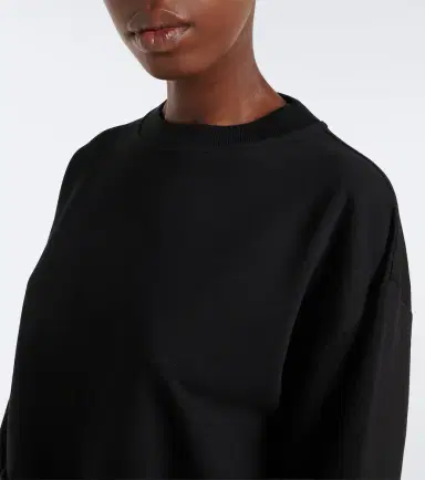 Dries Van Noten Cropped cotton jersey sweatshirt | Thumbnail 6 Dries Van Noten Cropped cotton jersey sweatshirt | Thumbnail 6