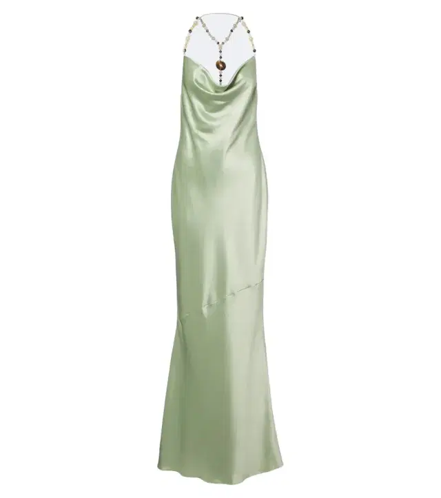 Retrofete Retrofête Odalis beaded draped maxi dress