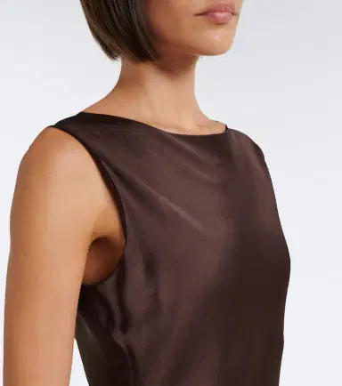 Max Mara Open-back satin maxi dress | Thumbnail 2