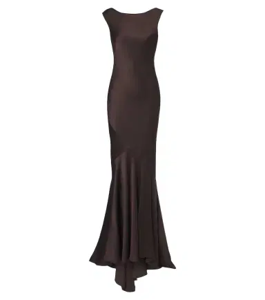 Max Mara Open-back satin maxi dress | Thumbnail 1