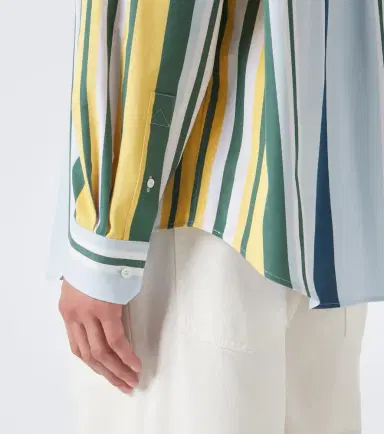 Loewe Double L striped cotton twill shirt | Thumbnail 4