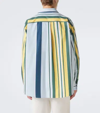 Loewe Double L striped cotton twill shirt | Thumbnail 5