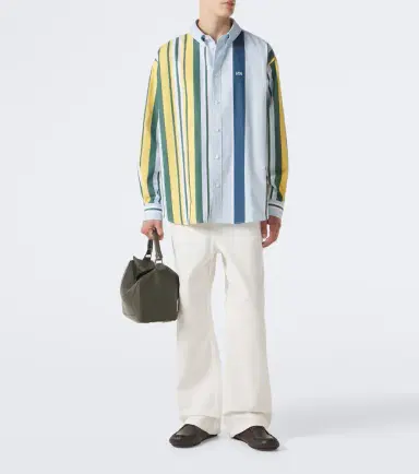 Loewe Double L striped cotton twill shirt | Thumbnail 6