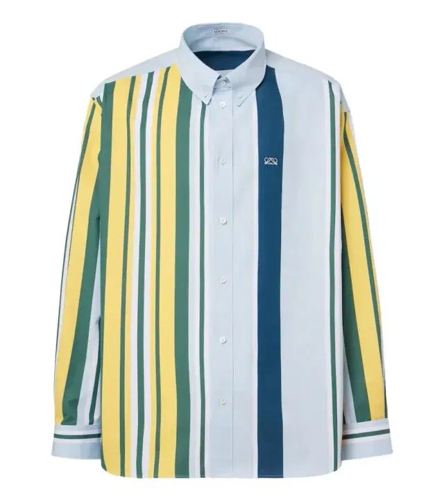 Loewe Double L striped cotton twill shirt
