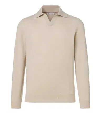 Brunello Cucinelli Cashmere polo sweater | Thumbnail 1 Brunello Cucinelli Cashmere polo sweater | Thumbnail 1