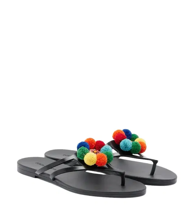 Embellished thong sandals