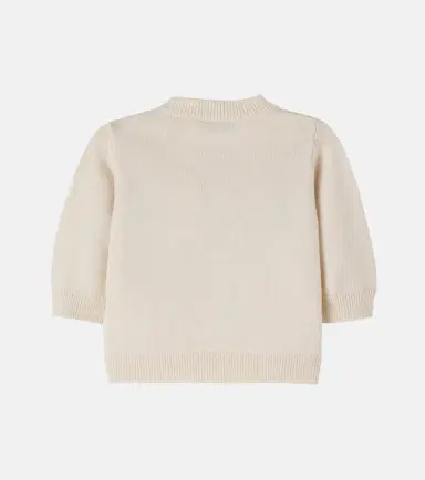 Bonpoint Baby Almire jacquard wool and cotton sweater | Thumbnail 2