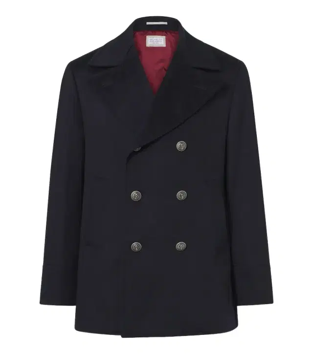 Brunello Cucinelli Virgin wool peacoat
