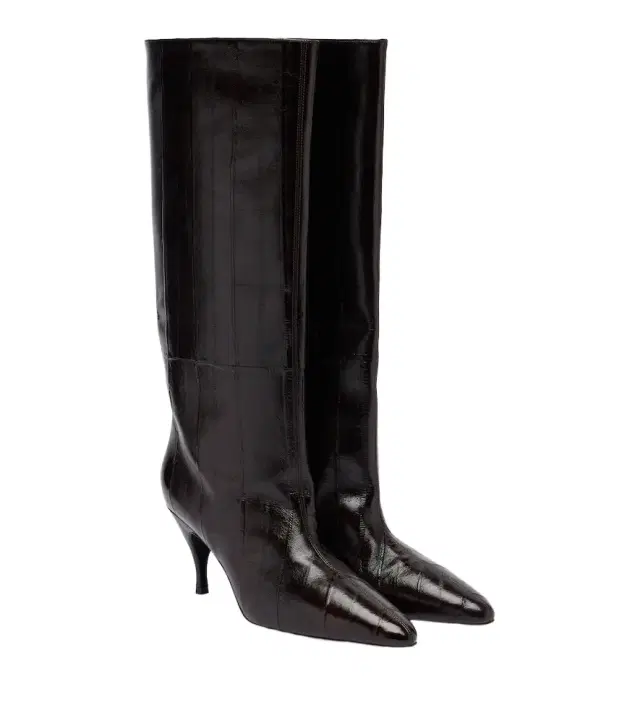 Herbert Levine Silhouette leather knee-high boots
