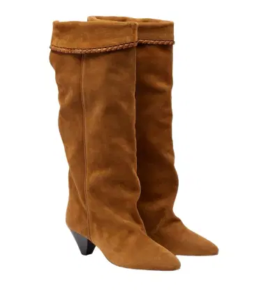 Isabel Marant Elita suede knee-high boots | Thumbnail 1
