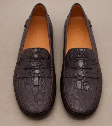 Tod's Gommino croc-effect leather driving shoes | Thumbnail 3 Tod's Gommino croc-effect leather driving shoes | Thumbnail 3