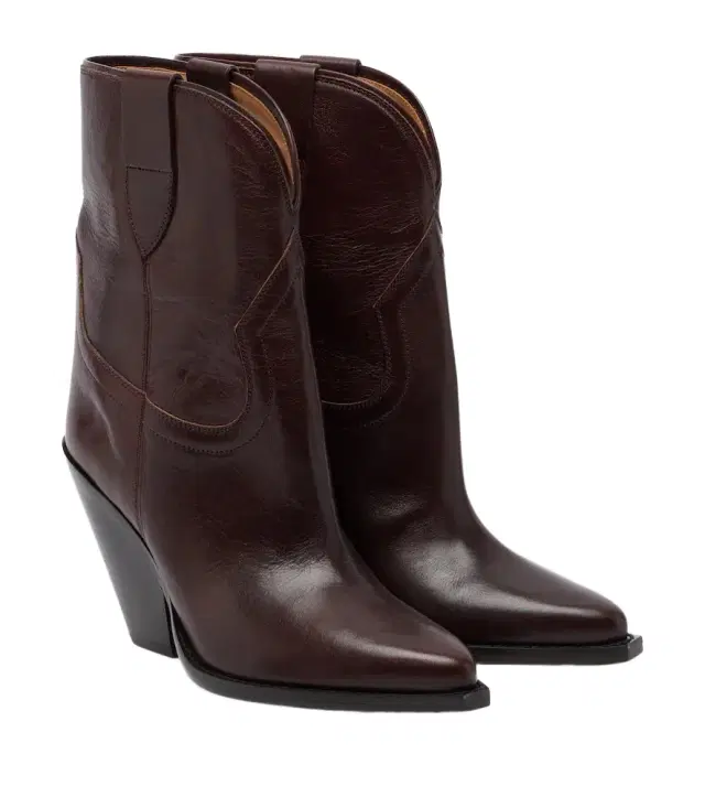 Isabel Marant Leyane leather cowboy boots