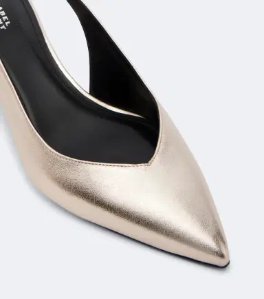 Isabel Marant Padim metallic leather slingback pumps | Thumbnail 2 Isabel Marant Padim metallic leather slingback pumps | Thumbnail 2
