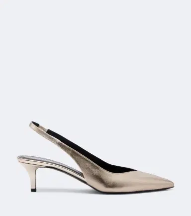 Isabel Marant Padim metallic leather slingback pumps | Thumbnail 4 Isabel Marant Padim metallic leather slingback pumps | Thumbnail 4