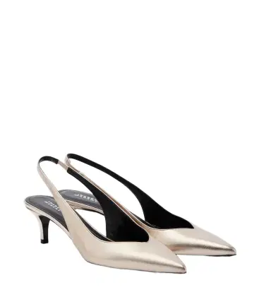 Isabel Marant Padim metallic leather slingback pumps | Thumbnail 1 Isabel Marant Padim metallic leather slingback pumps | Thumbnail 1