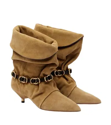 Isabel Marant Edrik embellished suede ankle boots | Thumbnail 1 Isabel Marant Edrik embellished suede ankle boots | Thumbnail 1