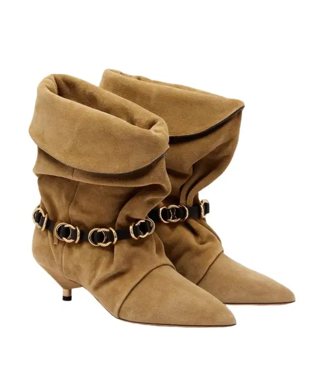 Isabel Marant Edrik embellished suede ankle boots