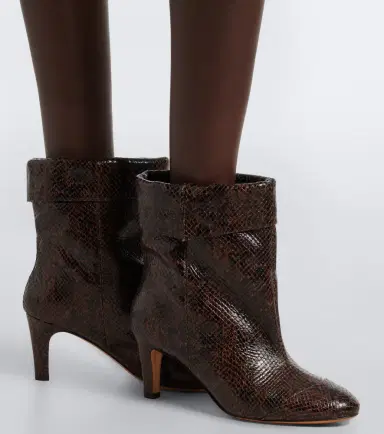 Isabel Marant Eldra snake-effect leather ankle boots | Thumbnail 5