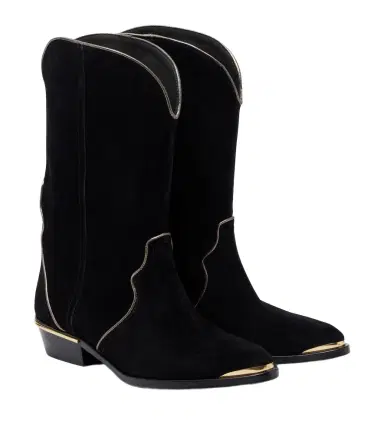 Isabel Marant Elbini suede cowboy boots | Thumbnail 1 Isabel Marant Elbini suede cowboy boots | Thumbnail 1