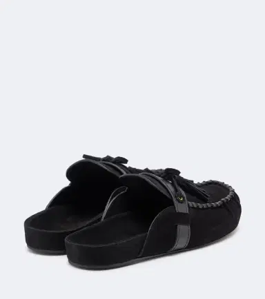 Isabel Marant Malvin leather-trimmed suede mules | Thumbnail 3 Isabel Marant Malvin leather-trimmed suede mules | Thumbnail 3