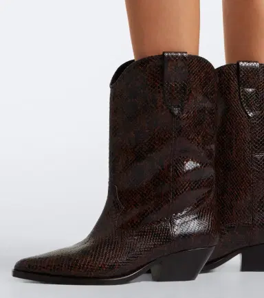 Isabel Marant Duerto snake-effect leather cowboy boots | Thumbnail 5 Isabel Marant Duerto snake-effect leather cowboy boots | Thumbnail 5