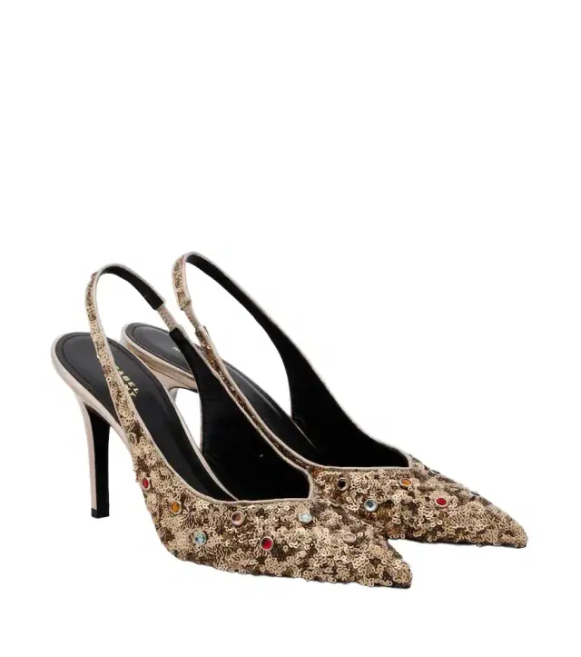 Isabel Marant Pafya embellished slingback pumps