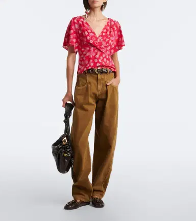 Isabel Marant Faxel snake-effect studded leather loafers | Thumbnail 6