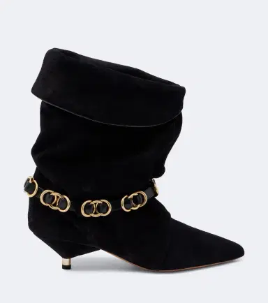 Isabel Marant Edrik embellished suede ankle boots | Thumbnail 4 Isabel Marant Edrik embellished suede ankle boots | Thumbnail 4
