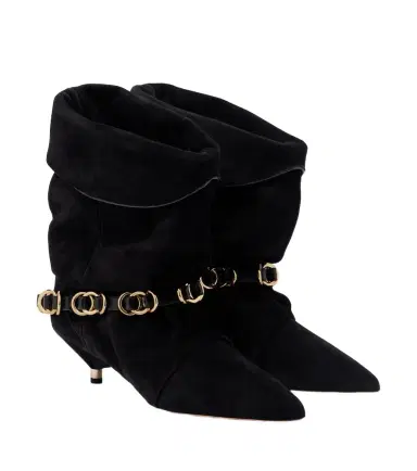 Isabel Marant Edrik embellished suede ankle boots | Thumbnail 1 Isabel Marant Edrik embellished suede ankle boots | Thumbnail 1
