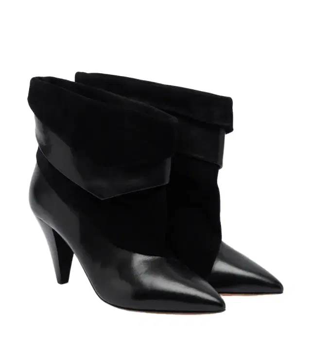 Isabel Marant Lyone leather and suede ankle boots