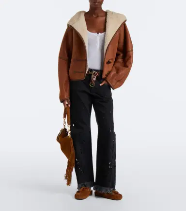 Isabel Marant Malvin leather-trimmed suede mules | Thumbnail 5